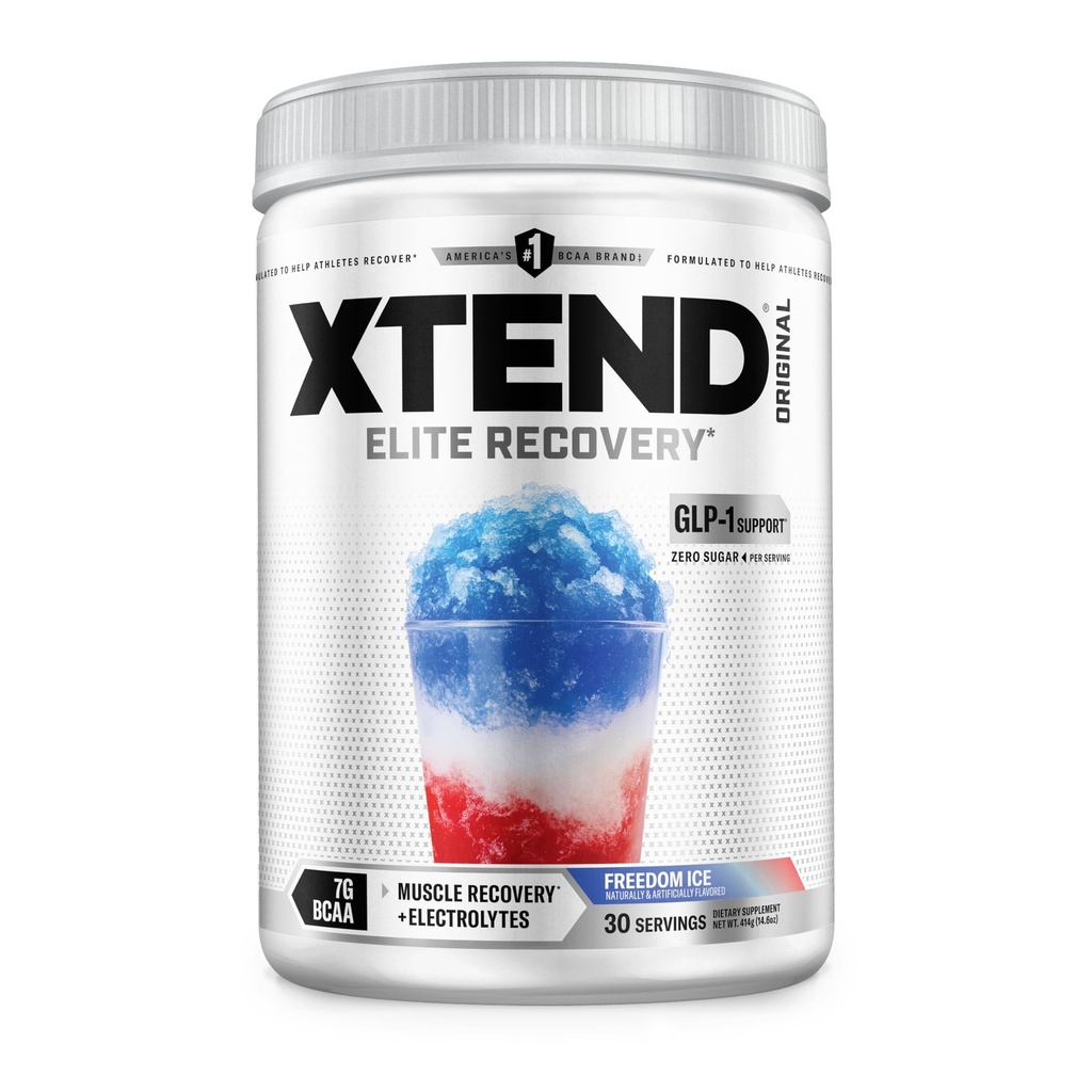Xtend Original BCAA Powder 7g BCAA in 2,5g L-glutamin, Sugar Free Post Workout Muscle Recovery Drink z aminokislinami za moške in ženske, 30 Servinga