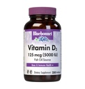 Bluebonnet Nutrition Vitamin D3 5000 i.e. softgels, Aids in Muscle and Skeletal Growth, Cholekalciferol iz ribjega olja, Non GSO, Gluten Free, Soy Free, Dairy Free, Yellow, 250 Softgels