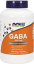 NOW Foods - GABA z vitaminom B6 500 mg. - 200 vegetarijanskih kapsul