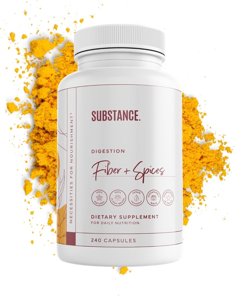 Echinaly. - Naravne Fiber & Spices za prebavne Wellness - podpira čiščenje kolonij - Formulirana s Psyllium Husk, Flax Seme & Ginger - Dietary Fiber dodatek - Vegan-prijazno - 240 Kapsula