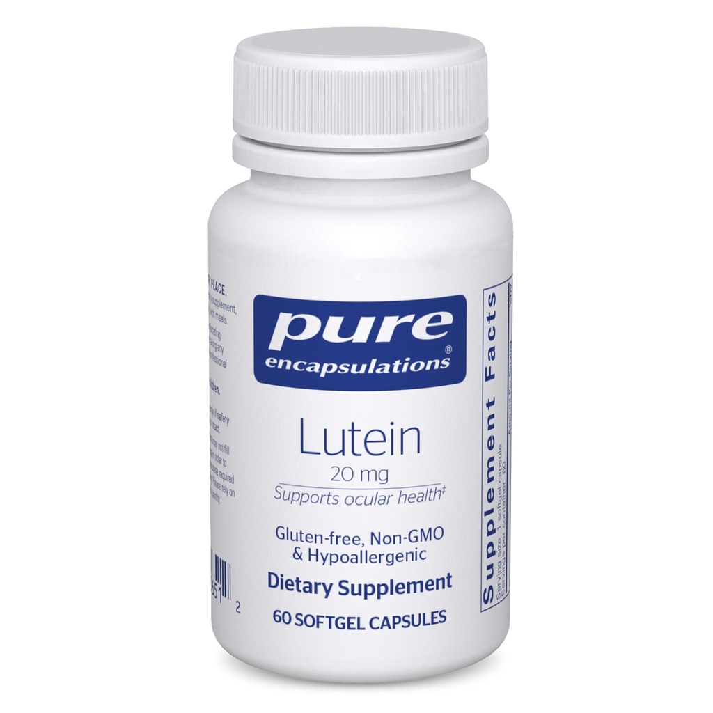 Čiste enkapsulacije Lutein 20 mg 
