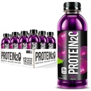 Protein2o 15g izolat sirotkinih beljakovin infundirana voda, pripravljena za pitje, brez sladkorja, brez glutena, brez laktoze, žetveno grozdje, 16.9 oz steklenica (paket po 12)