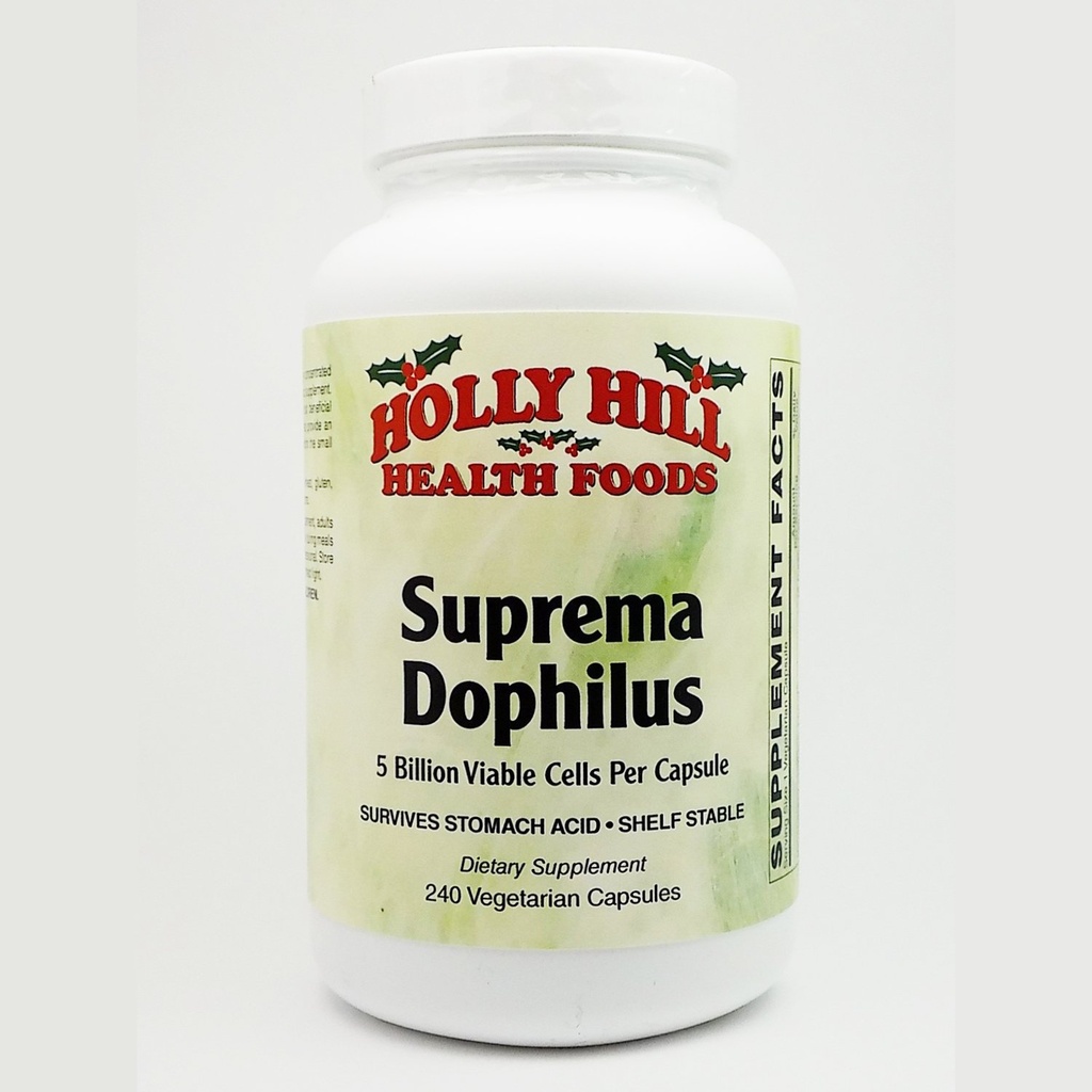 Holly Hill Health Foods, Suprema Dophilus, 240 vegetarijanskih kapsul