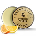 Krepka vikinška brada Balzam za moške - Leave in Beard balzam - Styling balzam izdelan z naravno pridobljenega Brada masla, argan & Jojoba olja (2 Ounce (Pack of 1), Citrus)