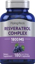 Piping Rock Resveratrol Complex 1800 mg 