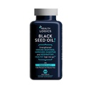 Health Logics Črno seme olje, hladno stisnjen, bogat vir Omega 6 & 9 Essential Maščobne kisline, iz Nigella Sativa (100 Soft Gel kapsule)