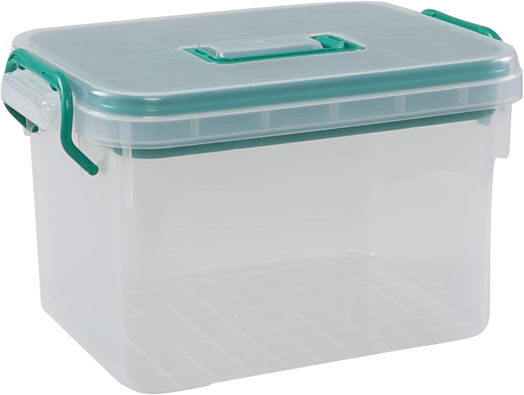 Počisti plastično polje za shranjevanje Organizator / Medicine Box, Družinski komplet za shranjevanje