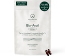 Adapt Naturals Omega 3 ribje olje dodatek z biorazpoložljivo kurkumin & črno seme, 1500mg ribje olje EPA DHA Omega 3 Maščobne kisline za podporo sklepov, mišice in srce 