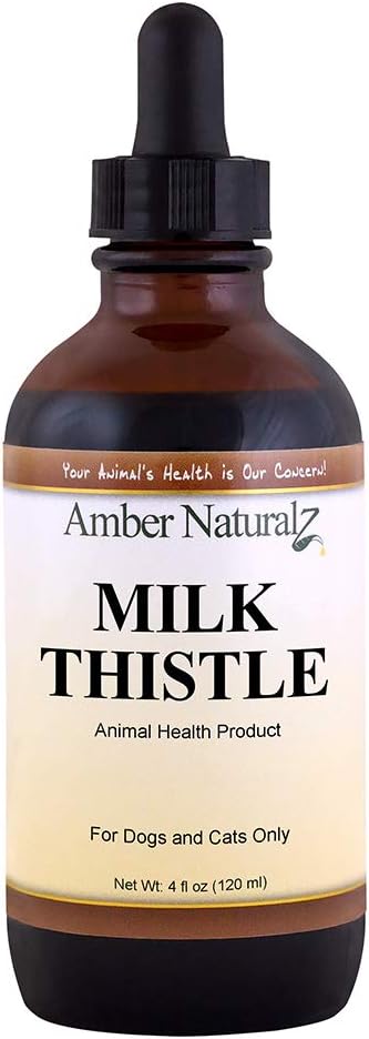 AMBER NATURALZ mleko Thistle Zeliščni dodatek za pse in mačke 