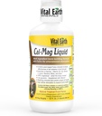 Vital Earth Minerali Cal-Mag Tekoči – Kalcij Magnezij dodatek z vitaminom D3, K2, Boron, in Fulvic kislina za hitrejšo absorpcijo, 32 Oz + 1 Oz pokal