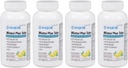 MAJOR Mintox Plus Tabs - Antacid Plus Anti-Gas tablete - pomaga hitro lajšanje prebavne motnje kisline, zgaga, Sour Stomach in plin - Lemon Mint arome - 100 Število (4 pakiranje)
