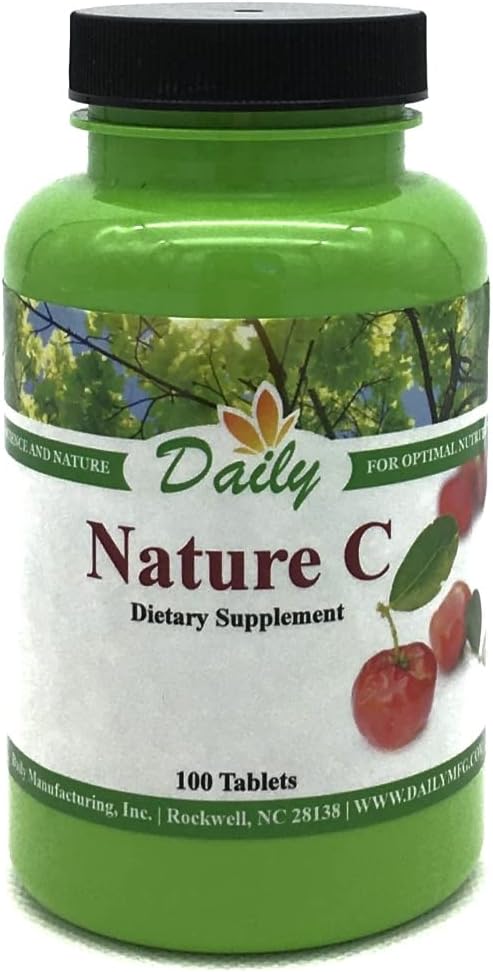 Dnevna proizvodnja vrste C (vitamin C iz Acerole Cherry) 100 tablet na plastenko