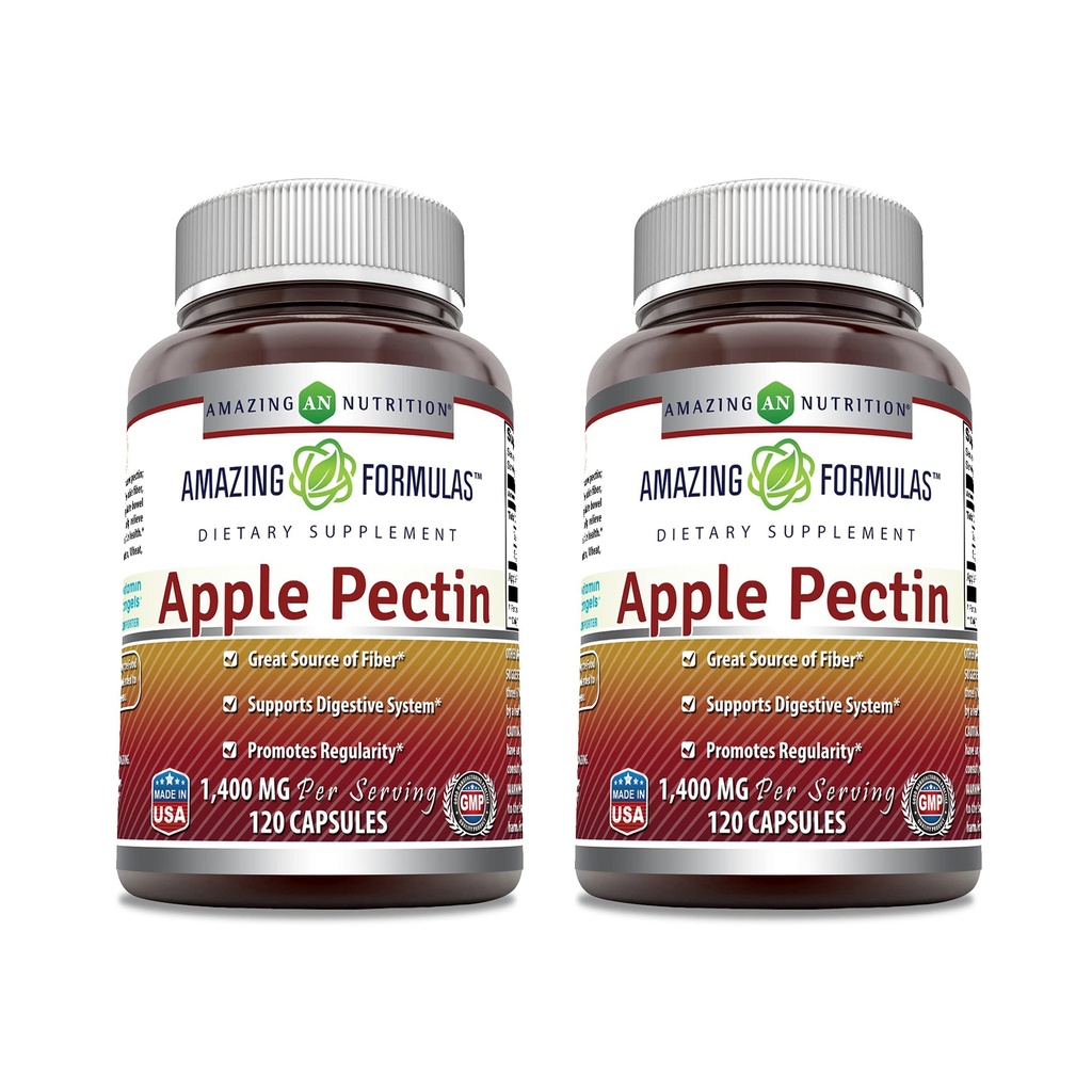Osupljive formule Apple pektin 1400 mg na servisni dodatek 