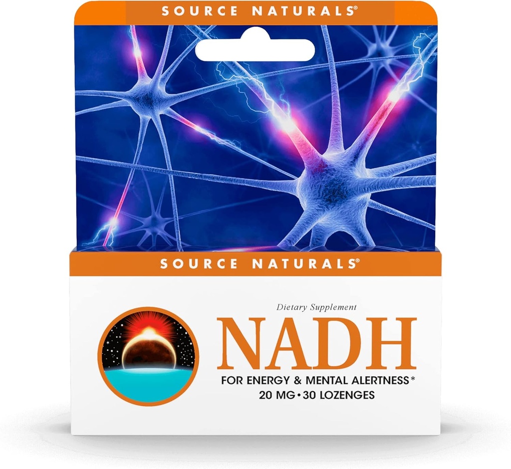 Vir Naturals NADH 20mg, povečanje energije in duševne budnosti* - 30 Lozenges