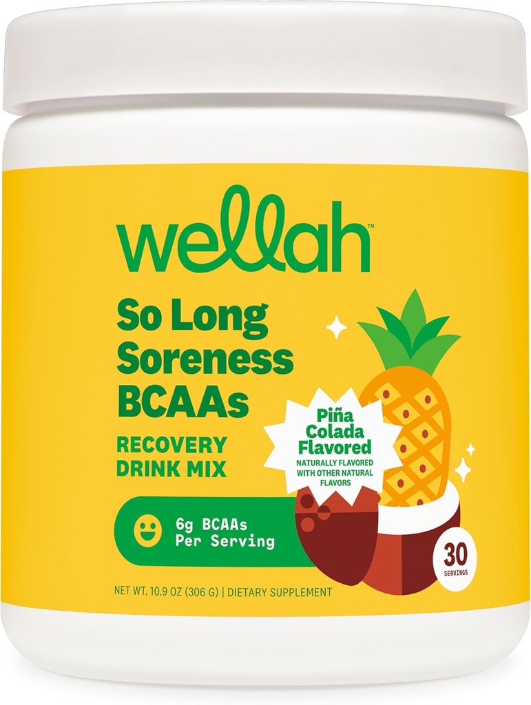 Wellah So Long Soreness BCAA prašek (Pina Colada aromated) 30 Serving - s hidracijskim kompleksom