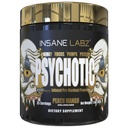 Insane Labz Psychotic Gold, High Stimulant Pre Workout Powder, Extreme Trading Energy, Črpalke in vzdržljivost z Beta Alanine, DMAE Bitartrate, NO Booster (35 Serving, Peach Mango)
