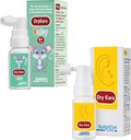 NAVEH PHARMA suha ušesa Baby Spray 0,5 Fl Oz + NAVEH PHARMA suha ušesa Spray 1 Fl Oz