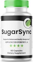 (1 pakiranje) Sugar Sync Glyco Optimizer Kapsule, SugarSync Glyco Optimiser, Sugar Sync Joint Optimizer, Sugar Sync Gluco Cleanse Detox Formula, SugarSync Glycol Mnenja (60 kapsul)