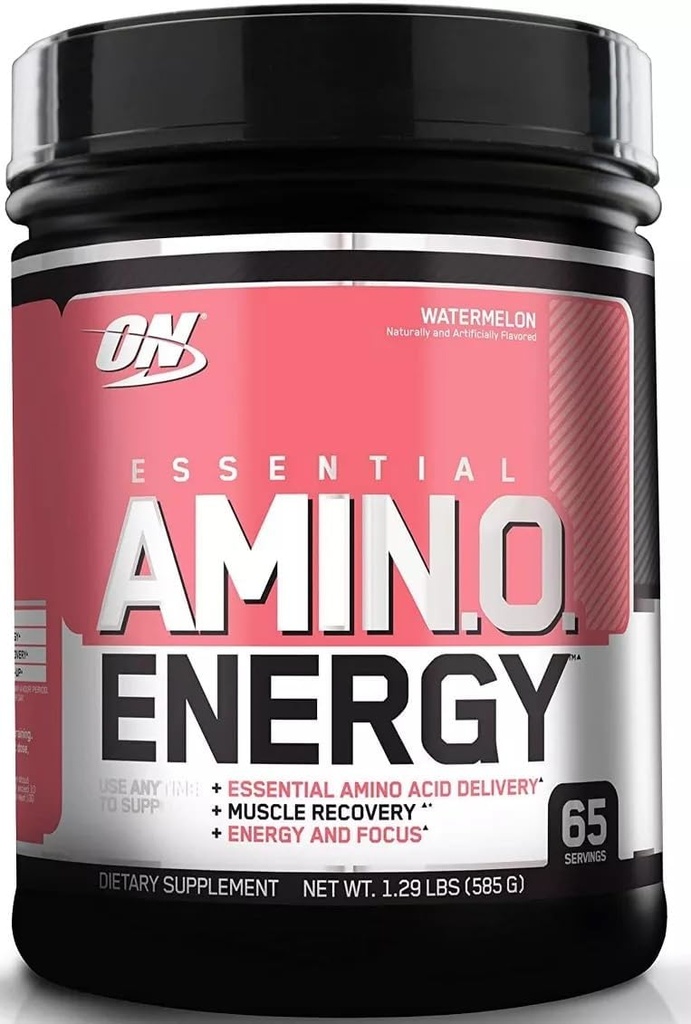 Optimum Nutrition Essential Amino Energy z zelenim čajem in ekstraktom zelene kave, aroma: lubenica, 65 Servingov
