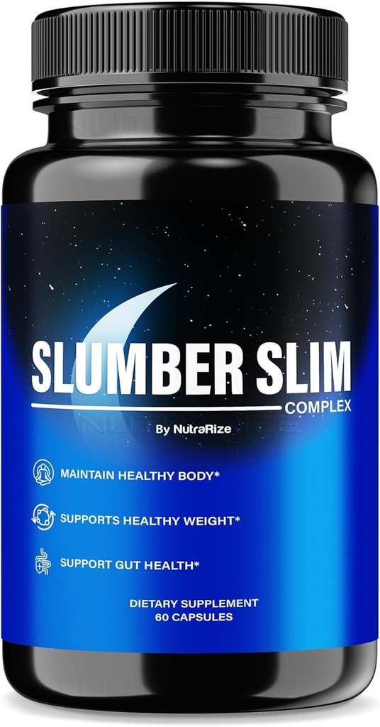 Slumber Slim hujšanje, Uradna SlumberSlim Complex Formula, Vse naravne tablete za podporo Fitness in splošno Wellness, Premium Keto kapsule, Slumber Slim Mnenja (60 kapsul)