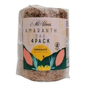 Mi Alma, 4 Bar Pakiranje Amaranth Bar s čokolado in koruznimi kosmiči PREMIUM, Barra de Amaranto con Chocolate, Super Hrana, Gluten Free, Zdrav prigrizek, 8.4 oz