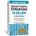 Naravni dejavniki Ultimate Probiotic Critical Care, Podpira črevesno restavriranje, 9 sevi, 55 milijard CFU