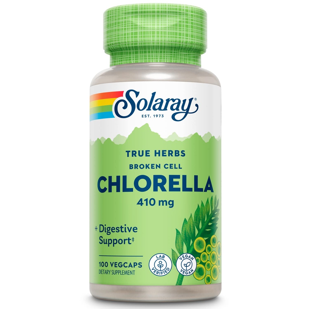 SOLARAY Zlomljena celična klorola 410 mg 