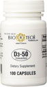 D3-50 50.000iu - Bio-Tech Pharmacal - 100 kapsul - pakiranje po 2 kapsuli
