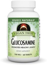 Vir Naturals Vegan pravi glukozamin, spodbuja zdrave sklepe*, 750 mg - 60 tablet