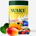 Wake Antioksidant Super Zeleni, Best Natural Powder Superfood, Spirulina & Klorella, Vitamin B12, Non-GMO Vegan pijača, Juice & Smoothie Blend, Enzymes, Probiotics, Acai Berry & Camu