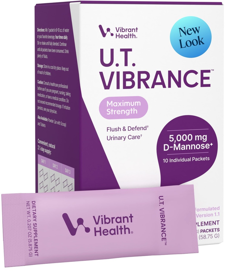 Živo zdravje, U.T. Vibrance Packs, Krizna intervencija za zdravje sečil Tract, 10 Servinges