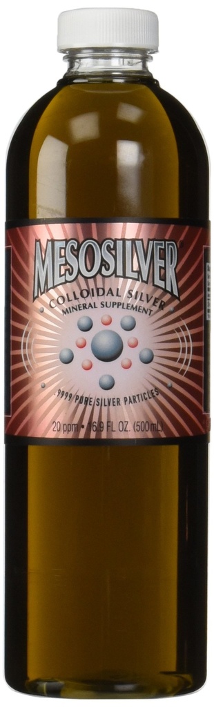 MesoSilver ® 20 ppm koloidno srebro, 500 ml/16,9 Oz