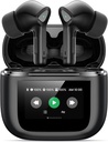 Brezžične slušalke Bluetooth 5.3 Slušalke 50H Predvajanje Deep Bas Stereo Uha Buds z Mic IPX7 vodoodporne Comfort lahke slušalke za slušalke Pad Android / iOS telefoni Darila za moške