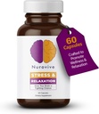 Stres in sprostitev, Duševno fokus dopolnilo, Lemon Balm kapsule z Ashwagandha za moške/ženske, Dnevna podpora Wellness, Ashwagandha tablete z ginseng, Kamilica & več, 60 Kapsule