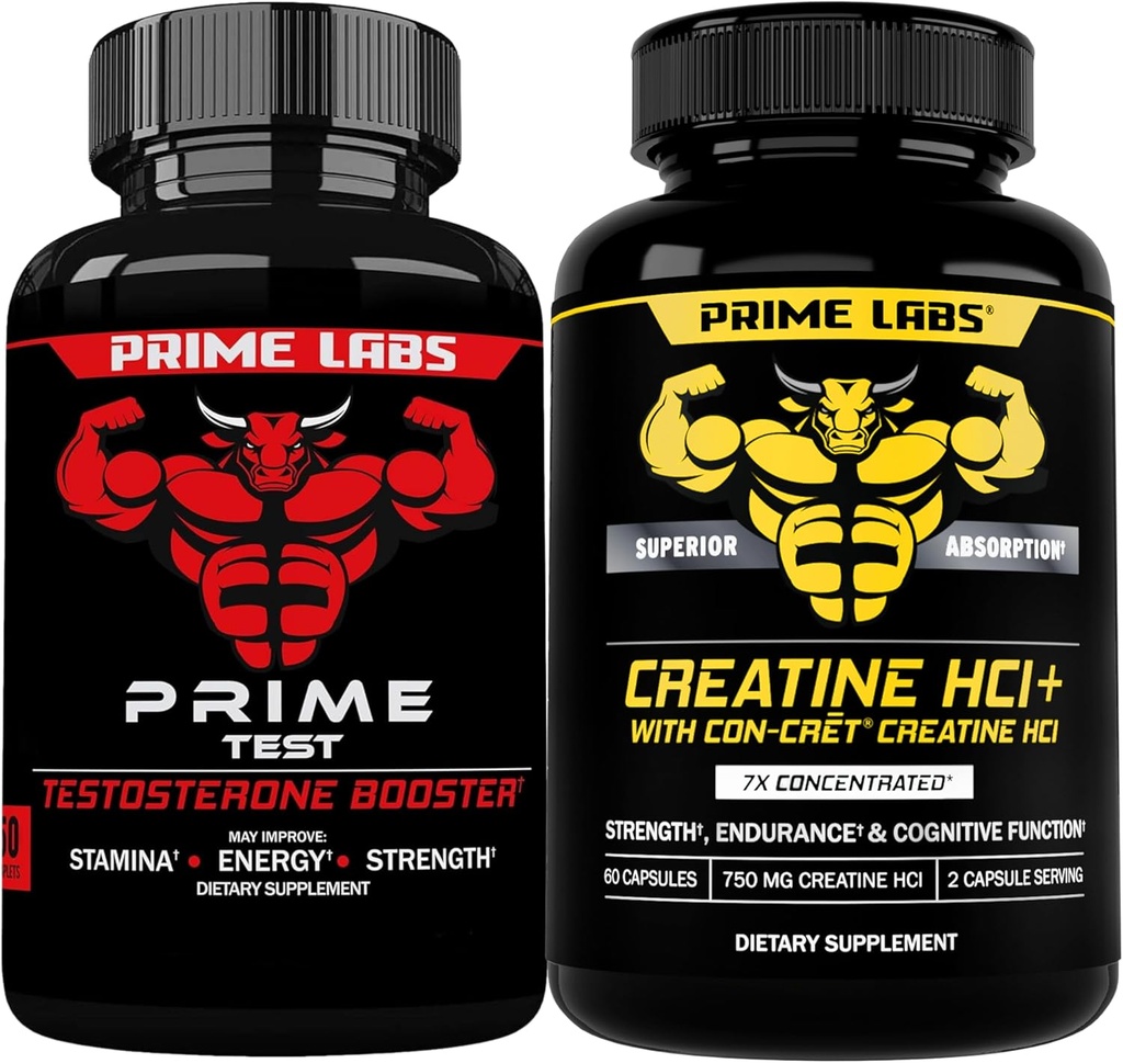 Prime Labs Prime Test + Kapsule kreatin HCl
