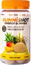 GummiShot Energy Gummies, 2475mg kofeinskih žvečil na steklenico, dolgotrajni energijski ojačevalniki, tropski (33ct)