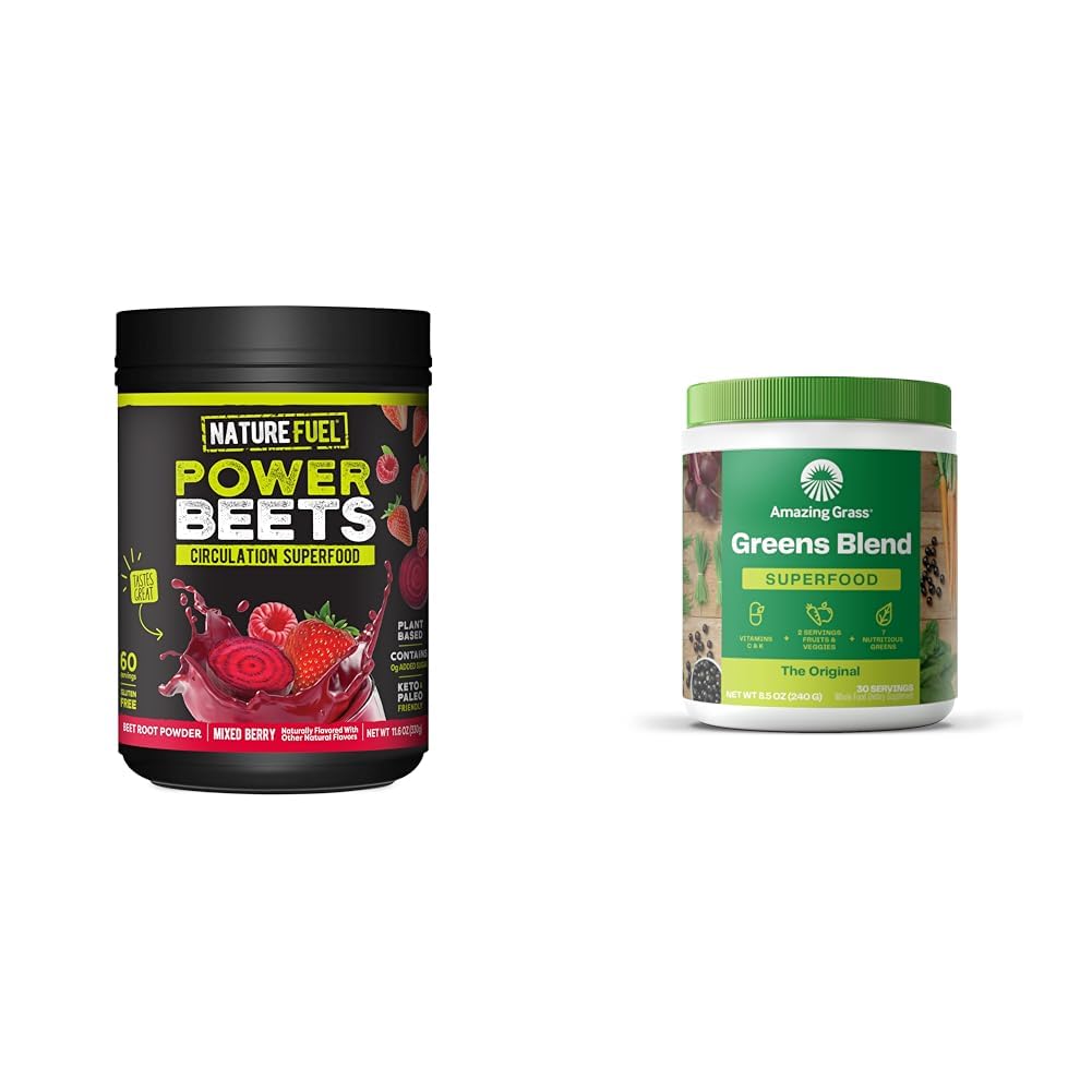 Naravne pogonske kroglice v prahu, okusna Acai Berry Pomegranate, koncentrirana in osupljiva travna zelena mešanica superhrana: Super zeleni v prahu Smoothie Mix za povečanje energije