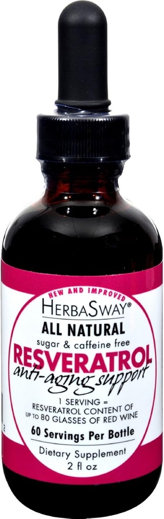 Laboratoriji Rdeče vino alternativa z Resveratrol, 2 Fluid Ounce
