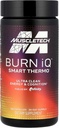 MuscleTech Burn iQ Smart Thermo dodatek, dopolnjen s paraksantinom Povečana energija in Kognicija za moške in ženske 100 Število