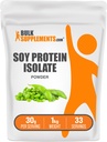 BulkSupplements.com Izolat iz sojinih beljakovin v prahu - veganski Beljakovinski prašek, brez arome, 30g na serviranje, 1kg (2,2 lbs) (paka po 1)