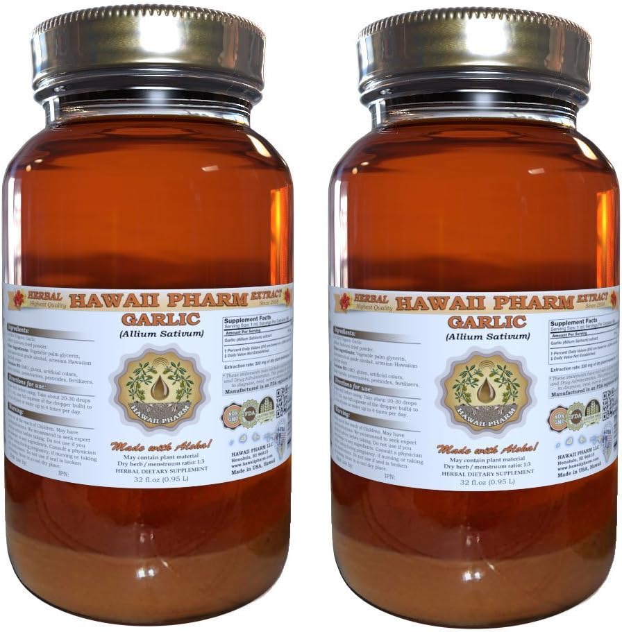 Havaji Pharm Česen (Allium sativum) Tekoči ekstrakt 2x32 Oz
