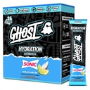 GHOST Hydration Packets, Sonic Ocean Water, 24 palice, Elektrolit v prahu - pijača Mix dodatek z magnezijem, kalij, kalcij, vitamin C - Vegan, brez soje, sladkor & Gluten