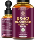 Tekoči vitamin D3 z Glycinate K2 & Magnezij 