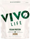 VIVO Vegan Protein Powder - 0,7 oz nasadnih beljakovin na Scoop, 30 servivov (33,8 oz) (temna čokolada)
