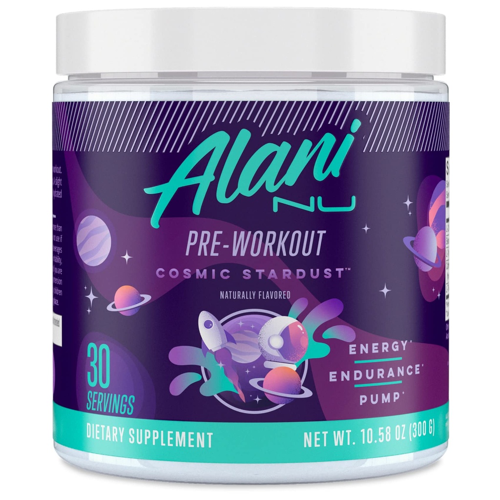 Alani Nu Pre Workout Powder Cosmic Stardust 