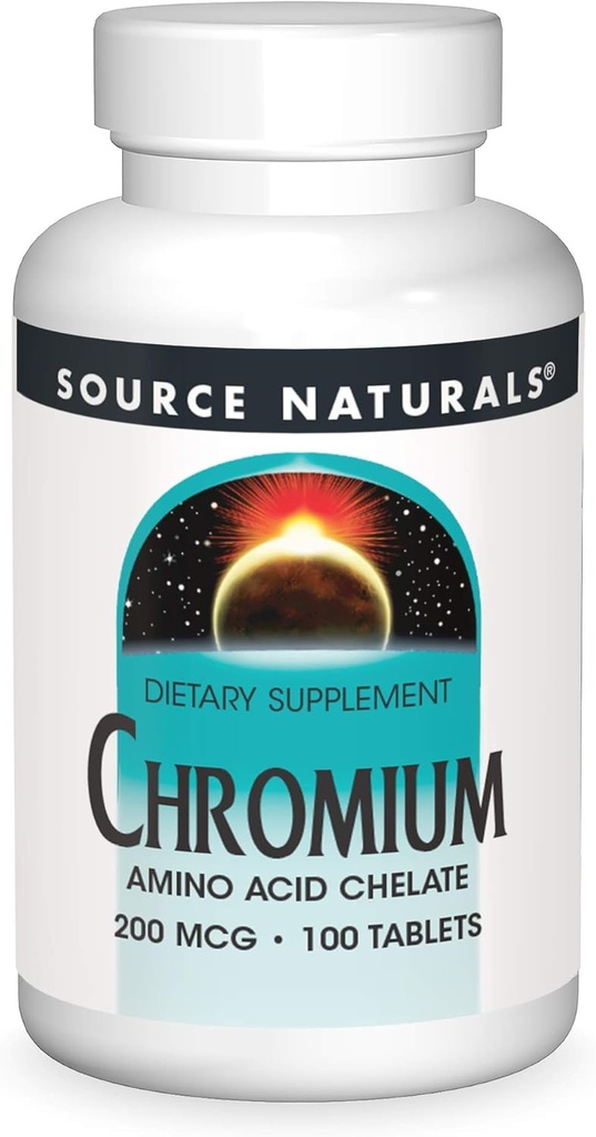 Vir Naturals, Inc. Chromium Chelate 200mcg 100 Tableta