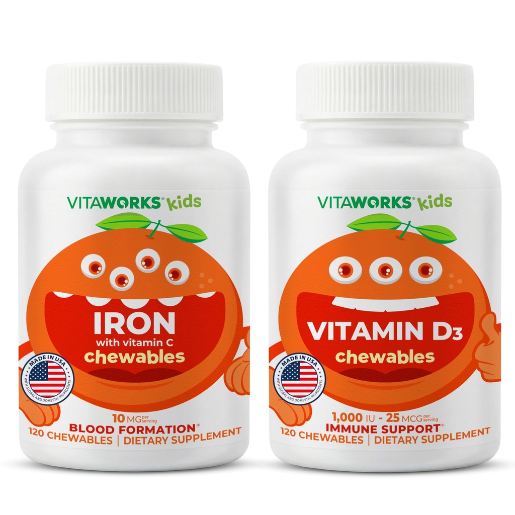 Otroci likalnik 10mg + vitamin C Žvečilni bonboni + vitamin D3 1000 i.e.