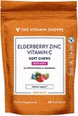 Bezgove jagode, cink in vitamin C Soft Chews - Imunska podpora - mešana jagoda (60 Soft Chews)