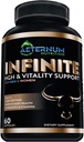Infinite - HGH - Testosteron - Vitalnost dodatek-Vključuje Argnine-glutamin, in več! Podpira moč, Stamina, Koža & Las zdravje, Mišična rast. za moške in ženske 60 kapsul na steklenico.