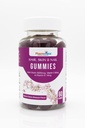 Koža las in nohti Vitamin Gumies z Biotin Vitamin C in E -Vegan Gluten Prosti in ne-GMO sestavine -60 Count